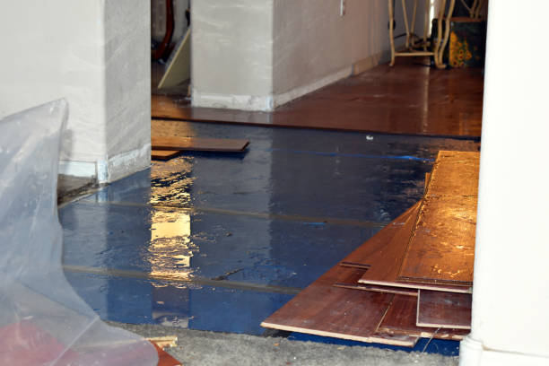 Professional Emergency Water Damage Restoration technician working in Lorain, OH